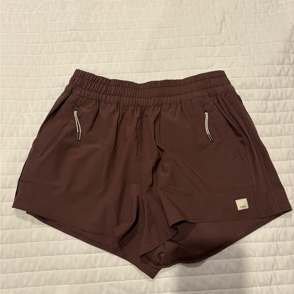 Brown Vuori shorts
